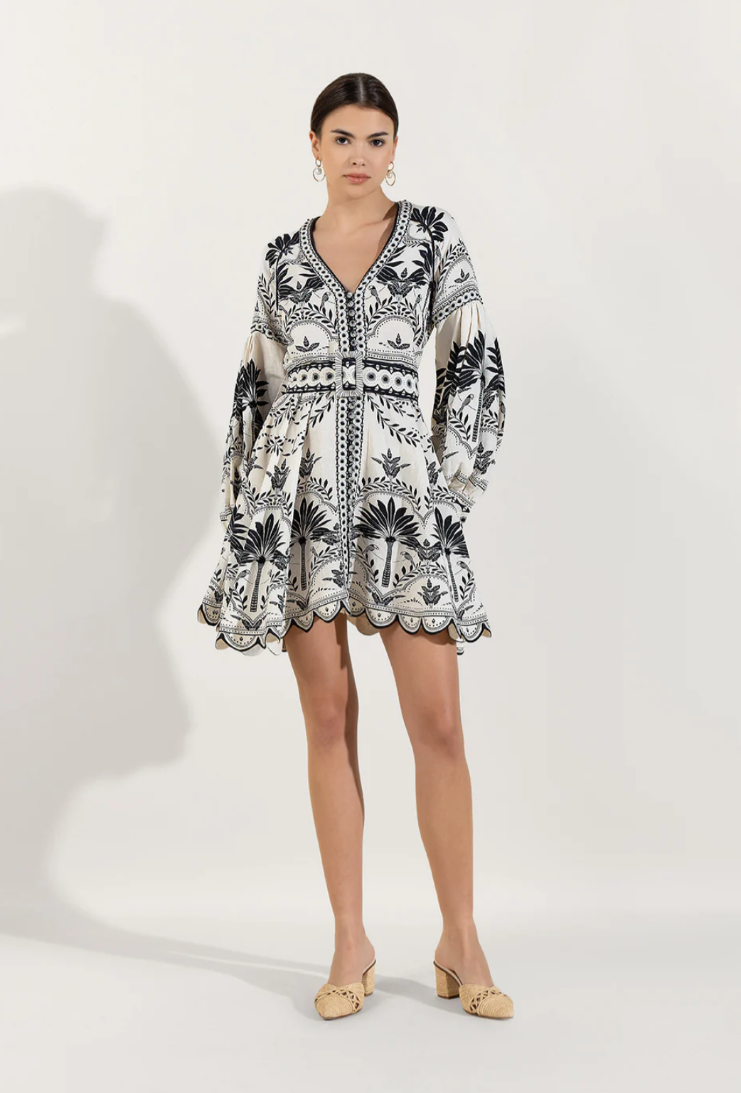 Pilar™ | Onyx Schwarzes Mini-Kleid