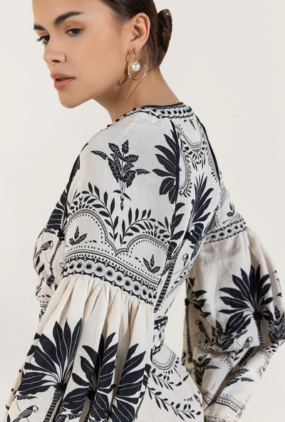 Pilar™ | Onyx Schwarzes Mini-Kleid