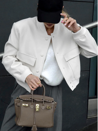 Farbige Jacke aus französischer Baumwolle