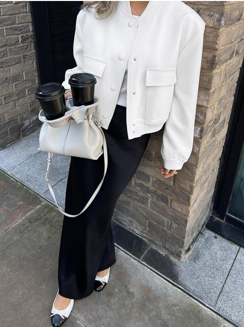 Farbige Jacke aus französischer Baumwolle