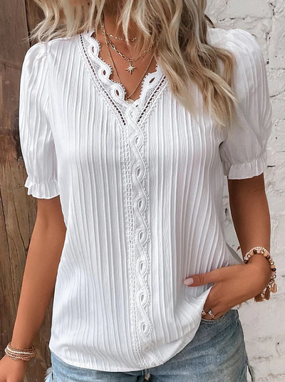 Astrid – elegante sommerbluse für damen