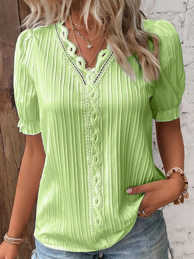 Astrid – elegante sommerbluse für damen