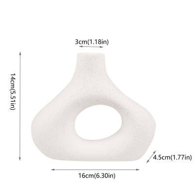 Orbiform Keramikvase – Modernes minimalistisches rundes Design