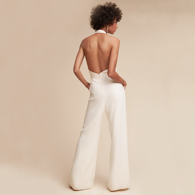 Sommerlicher Jumpsuit für Damen - Stilvoller Jumpsuit mit weiten Beinen für Hochzeit