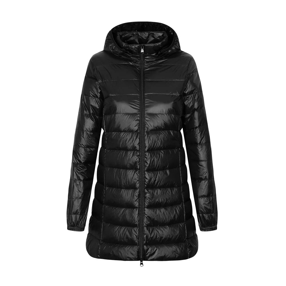 Damen Winter Daunen Jacke | Mit Kapuze