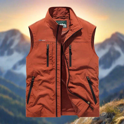 Becker Weste | Lässige multifunktionale Sommer-Outdoor-Westen für Männer
