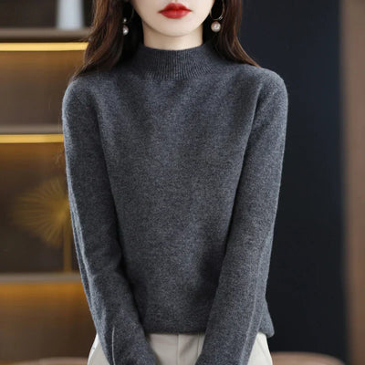 Pullover mit Stehkragen für Damen