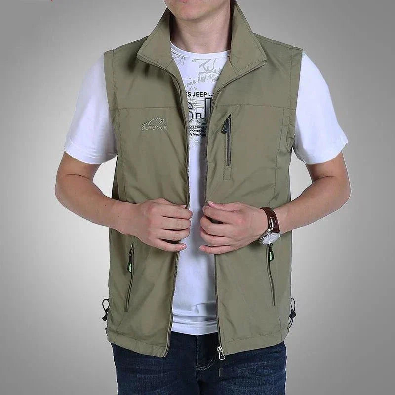 Weste für Herren - Sommer Outdoor Ärmellose Jacke