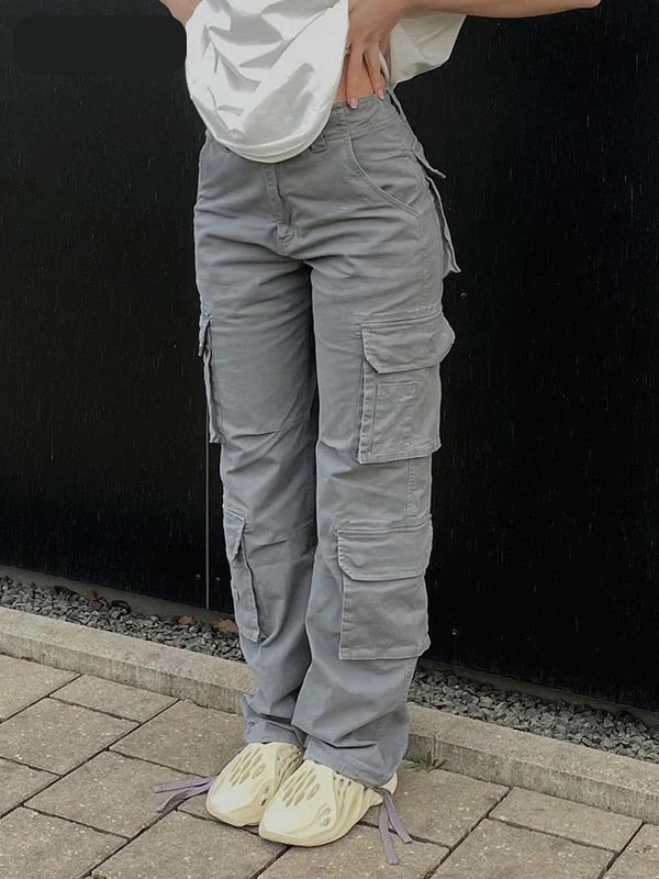 Beileag® | Hoch taillierte Cargo-Jeans für Damen