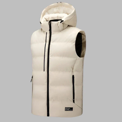 Steppweste für den Herbst - Leichte Übergangsjacke mit Kapuze für Herren