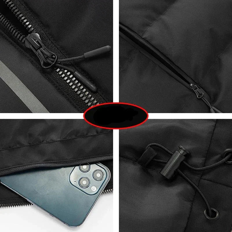 Steppweste für den Herbst - Leichte Übergangsjacke mit Kapuze für Herren