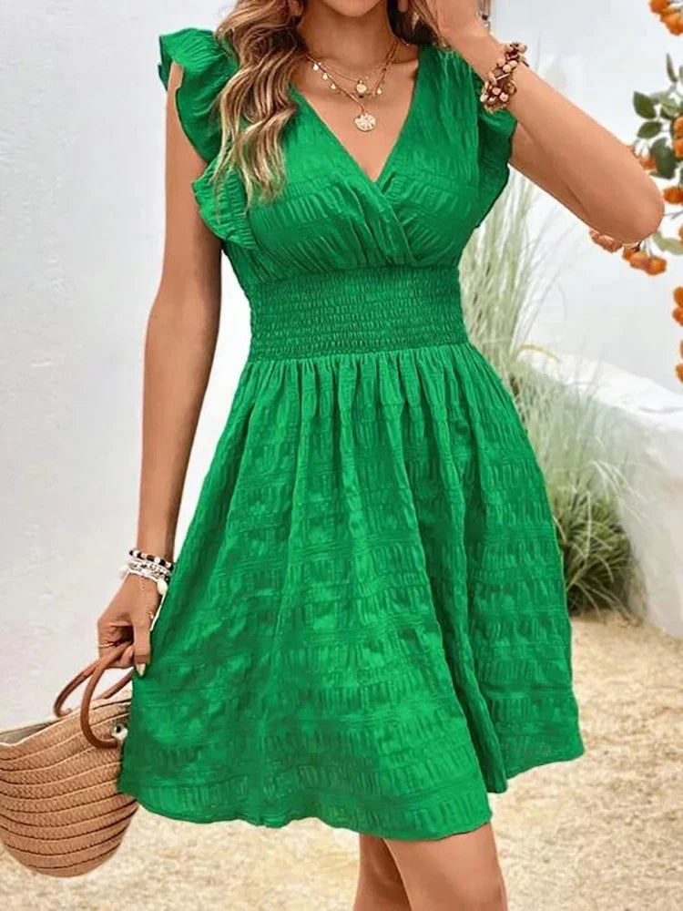 Sommerkleid für Damen - Elegantes Luftiges italienisches Maxikleid