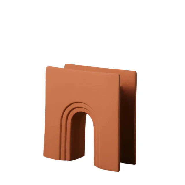 GeoSculpt Handgefertigte Keramikvase – Modernes Geometrisches Design