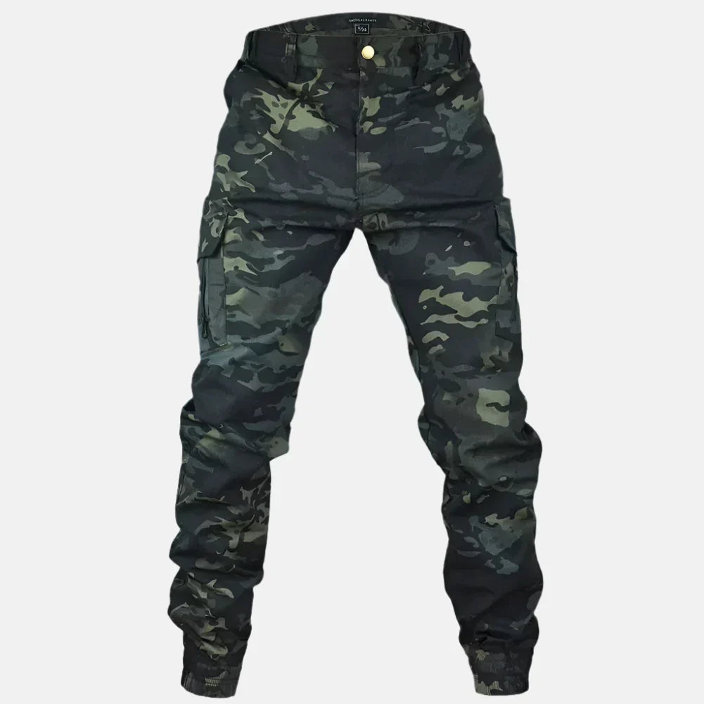Cargohose für Herren - Leichte Sommer-Wanderhose im militärischen Stil für Outdoor