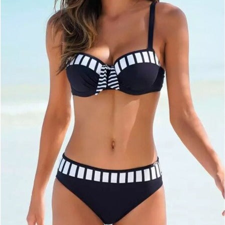 Bikini für Damen - Dot Polka Print Bademode für den Sommer 2024