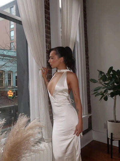 Natalia | Nacht Elegant Kleid