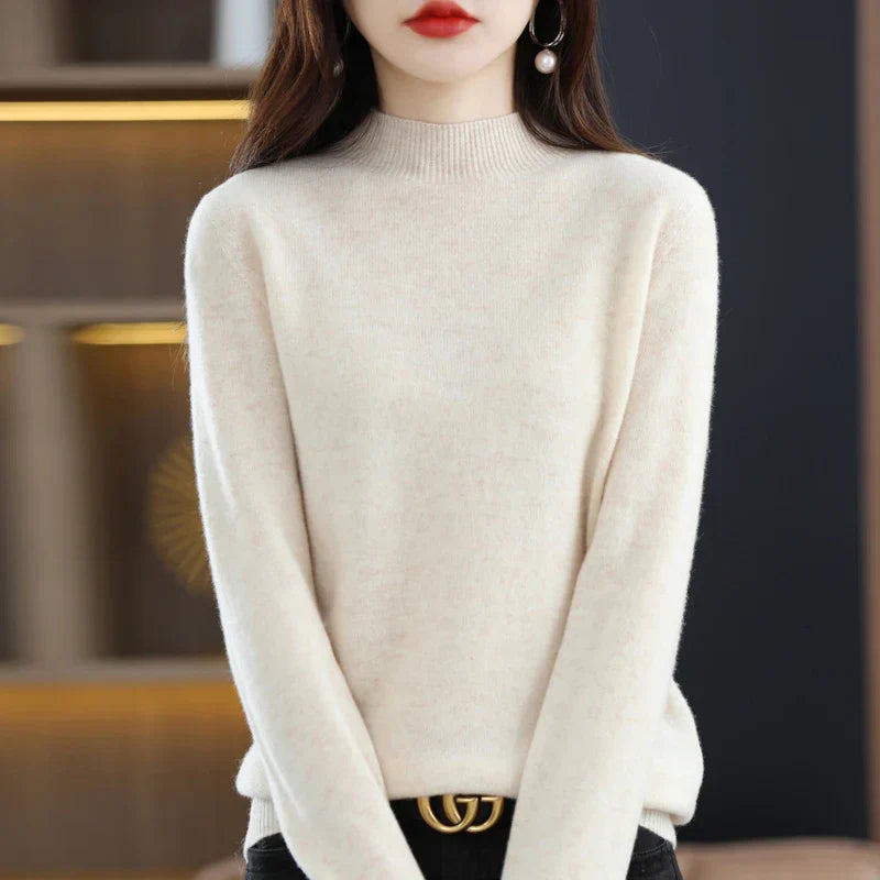 Pullover mit Stehkragen für Damen