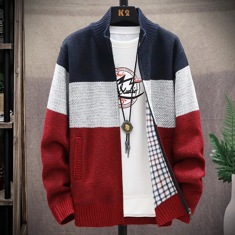 Hoodie für Herren - Leichte Strickjacke für den Sommer
