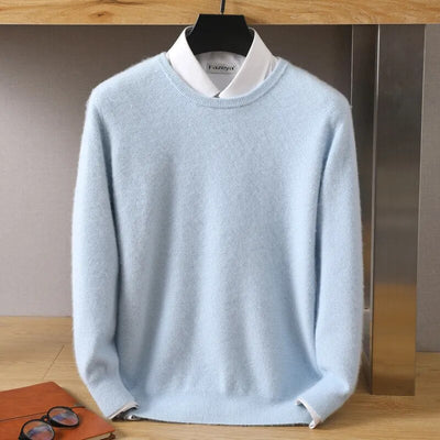 Weicher Langarm-Winterpullover für Männer
