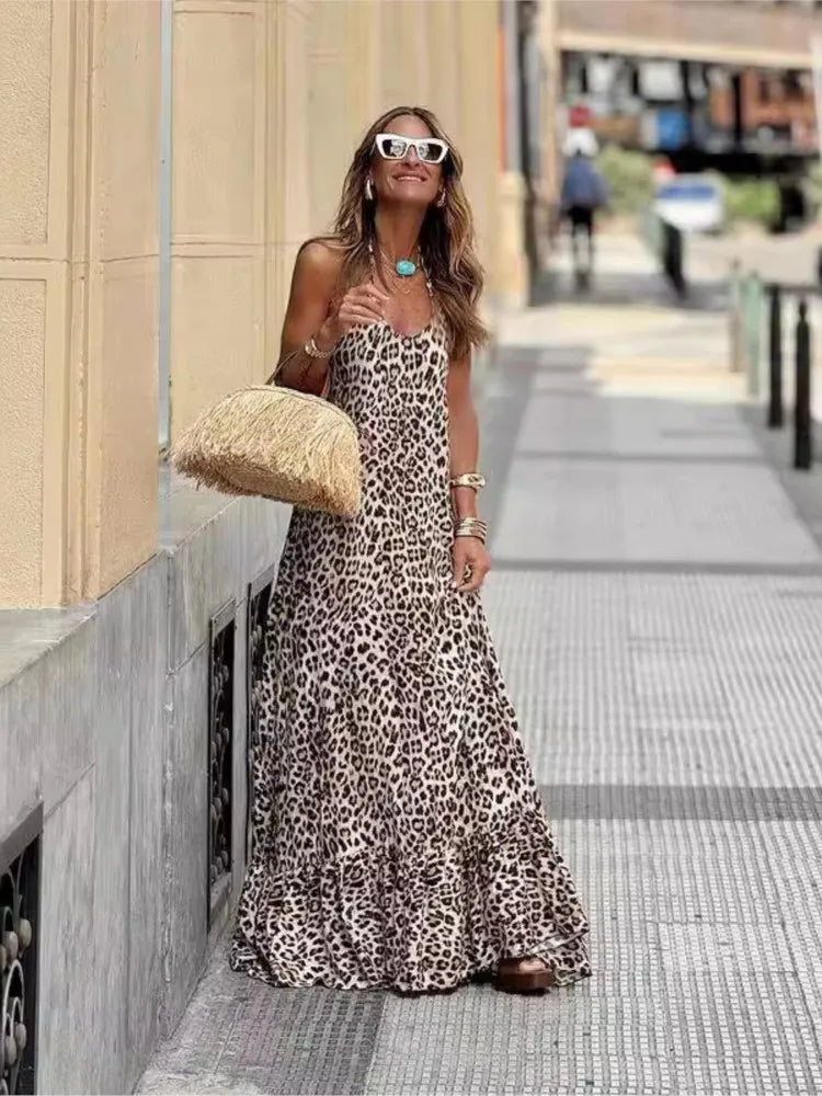 Maxikleid mit Animalprint | Wild & Elegant | Sommerlook mit Statement