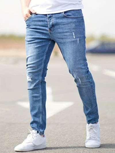 Slim-Fit-Jeans | Stretch | Rissig | Skinny-Jeans | Herrenjeans