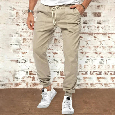 Slim Fit Jogger - Herren Casual Drawstring Elastische Knöchelhosen