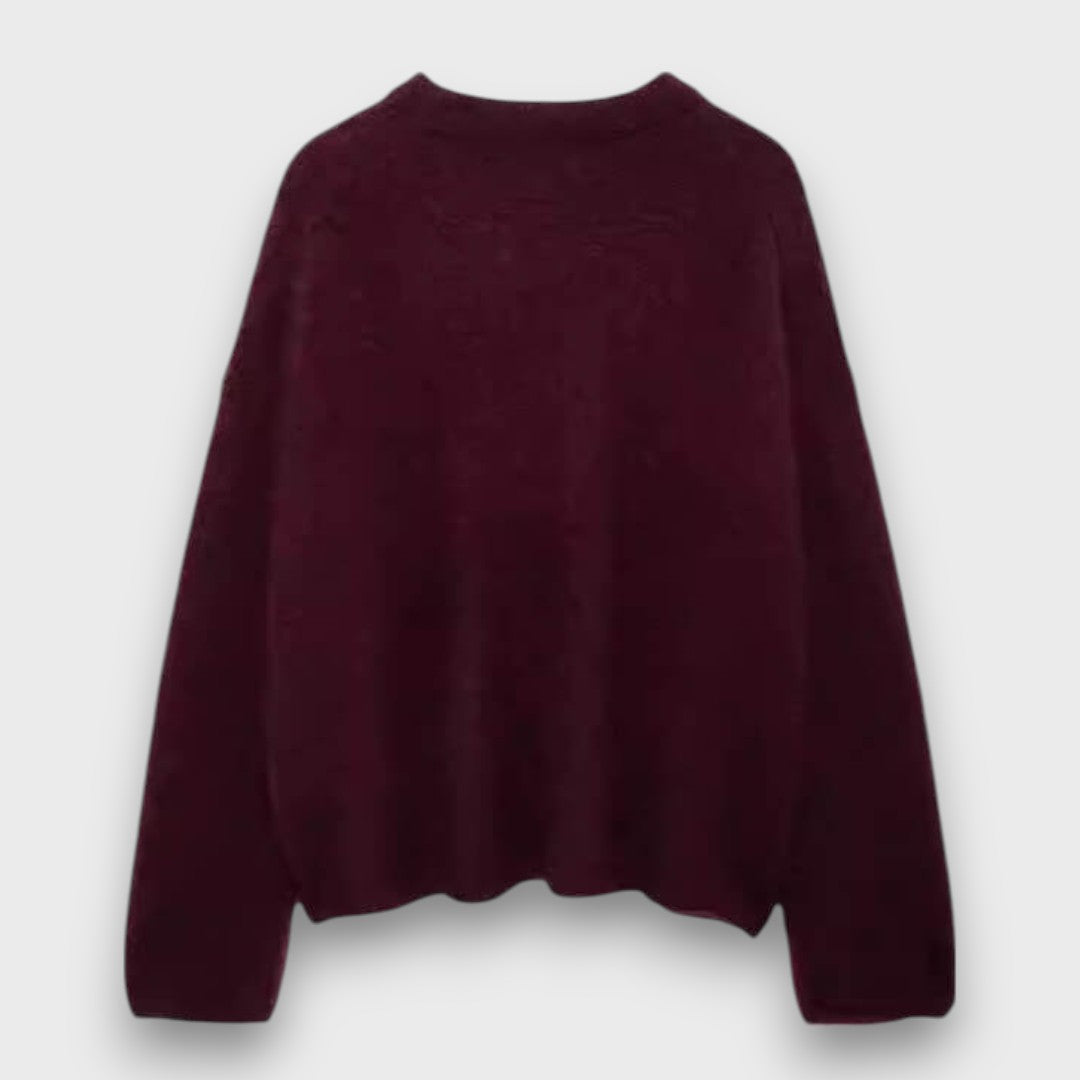 Sisia – Klassischer Strickpullover in Oversize