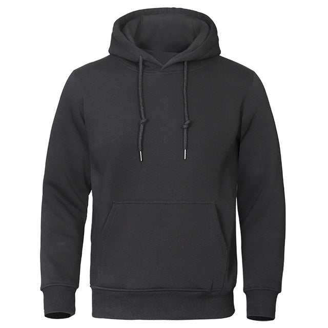 Klassischer Kapuzenpullover mit Kordelzug für Herren