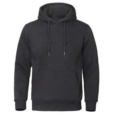 Klassischer Kapuzenpullover mit Kordelzug für Herren