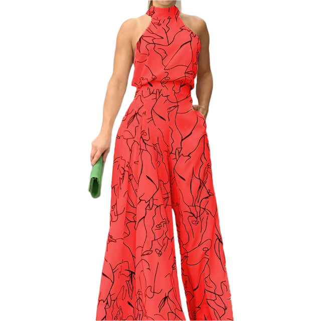 Veronica - Grime Jumpsuit mit Druck