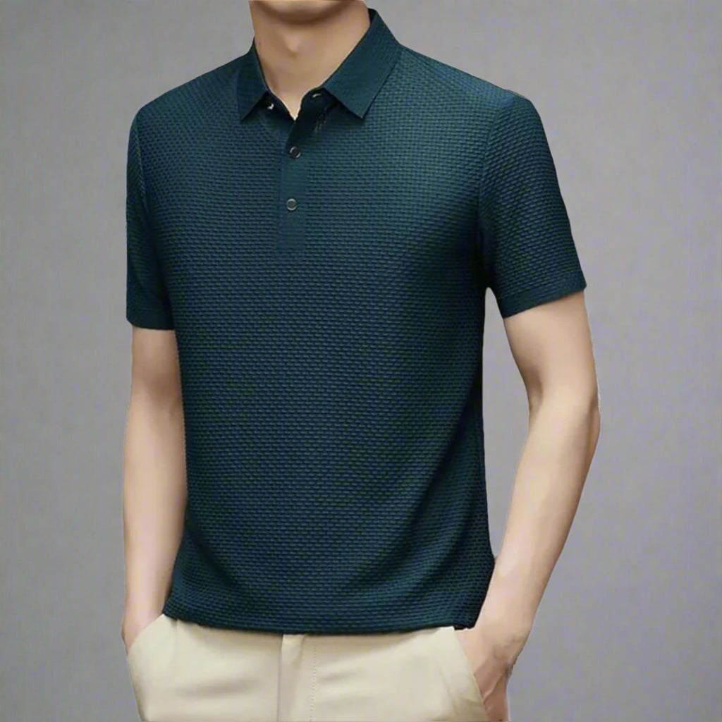 OLYMPS Polo Shirt | Atmungsaktives Herren Poloshirt Kurzarm Sommer | Poloshirt Herren Slim Fit