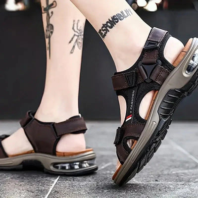 Sport-Sandalen | Ergonomisch | Fußgewölbeunterstützung | Orthopädische Sandalen | Herrenschuhe