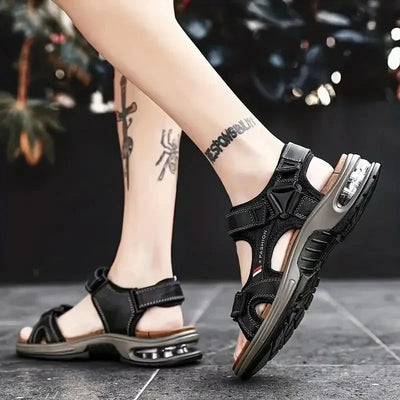 Sport-Sandalen | Ergonomisch | Fußgewölbeunterstützung | Orthopädische Sandalen | Herrenschuhe