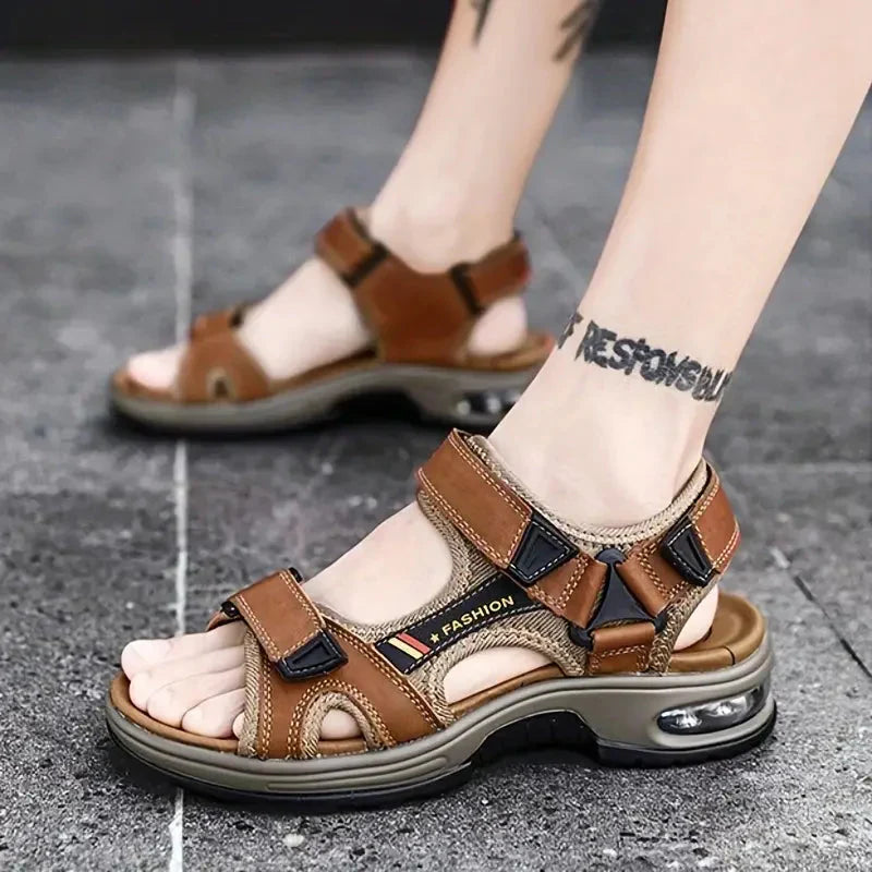 Sport-Sandalen | Ergonomisch | Fußgewölbeunterstützung | Orthopädische Sandalen | Herrenschuhe