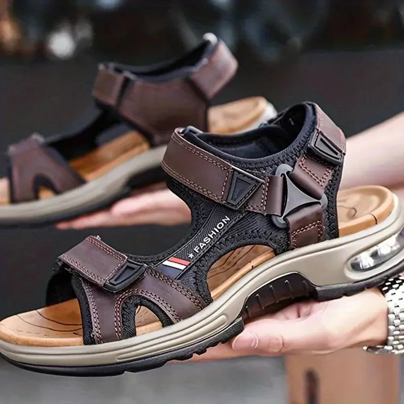 Sport-Sandalen | Ergonomisch | Fußgewölbeunterstützung | Orthopädische Sandalen | Herrenschuhe