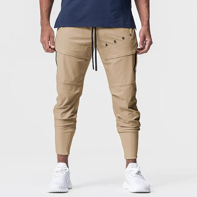 Jogginghose für Herren - Slim fit Cargohose mit elastischem Bund für den Sommer
