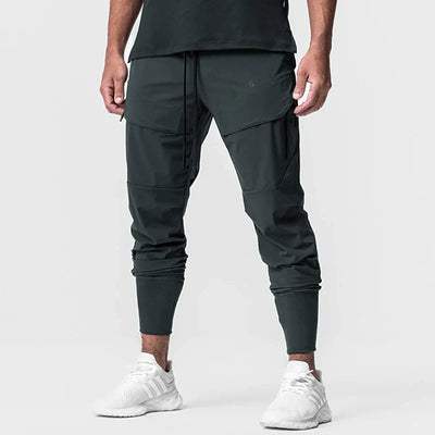 Jogginghose für Herren - Slim fit Cargohose mit elastischem Bund für den Sommer