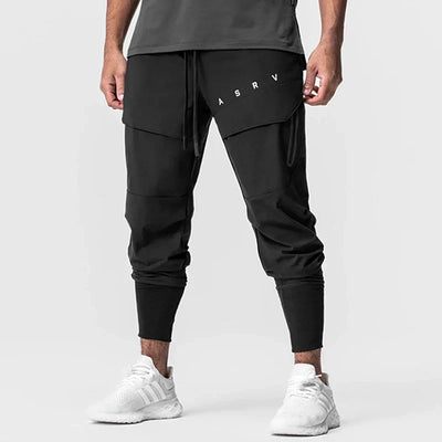 Jogginghose für Herren - Slim fit Cargohose mit elastischem Bund für den Sommer