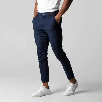 Stretch-Hosen | Elastische Taille | Slim Fit | Chinos | Herrenhosen