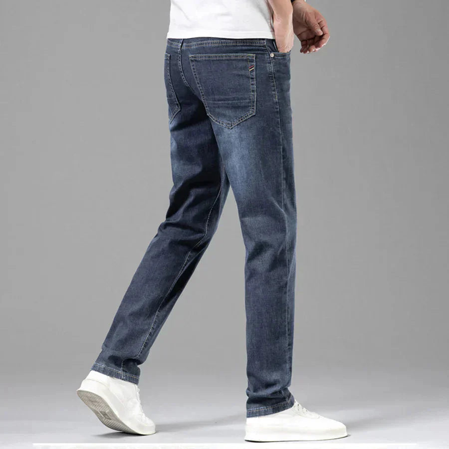 Stretchjeans | Bequem | Normale Passform | Gerade geschnittene Jeans | Herrenjeans