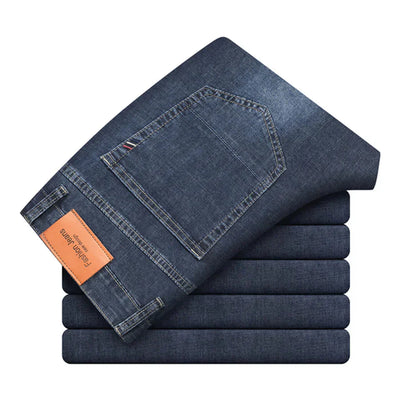 Stretchjeans | Bequem | Normale Passform | Gerade geschnittene Jeans | Herrenjeans
