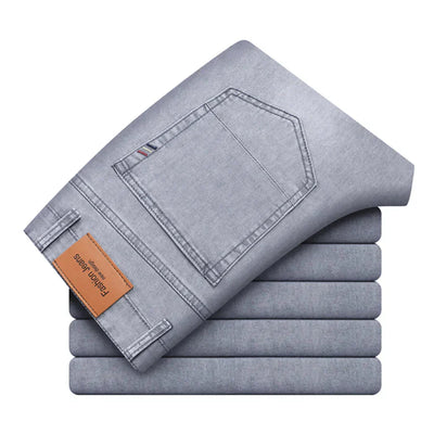 Stretchjeans | Bequem | Normale Passform | Gerade geschnittene Jeans | Herrenjeans