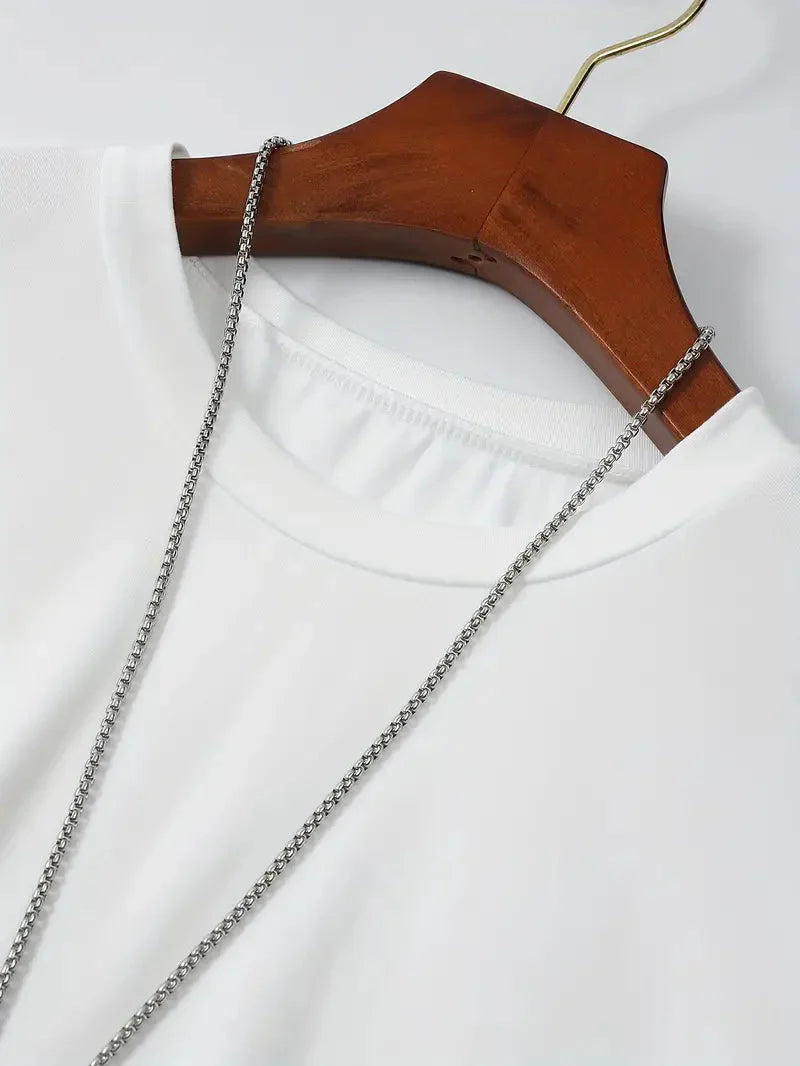 T-Shirt - Casual - Kurze Ärmel - T-Shirt mit Rundhalsausschnitt - Herrenhemden