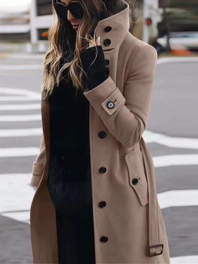 Tanya | Langer wasserdichter Trenchcoat