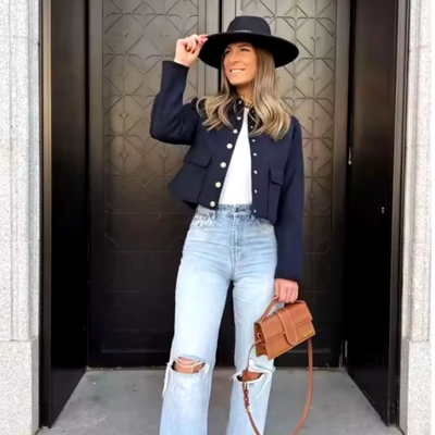 Bouclé Jacke für Damen – Trendige Cropped Sommerjacken