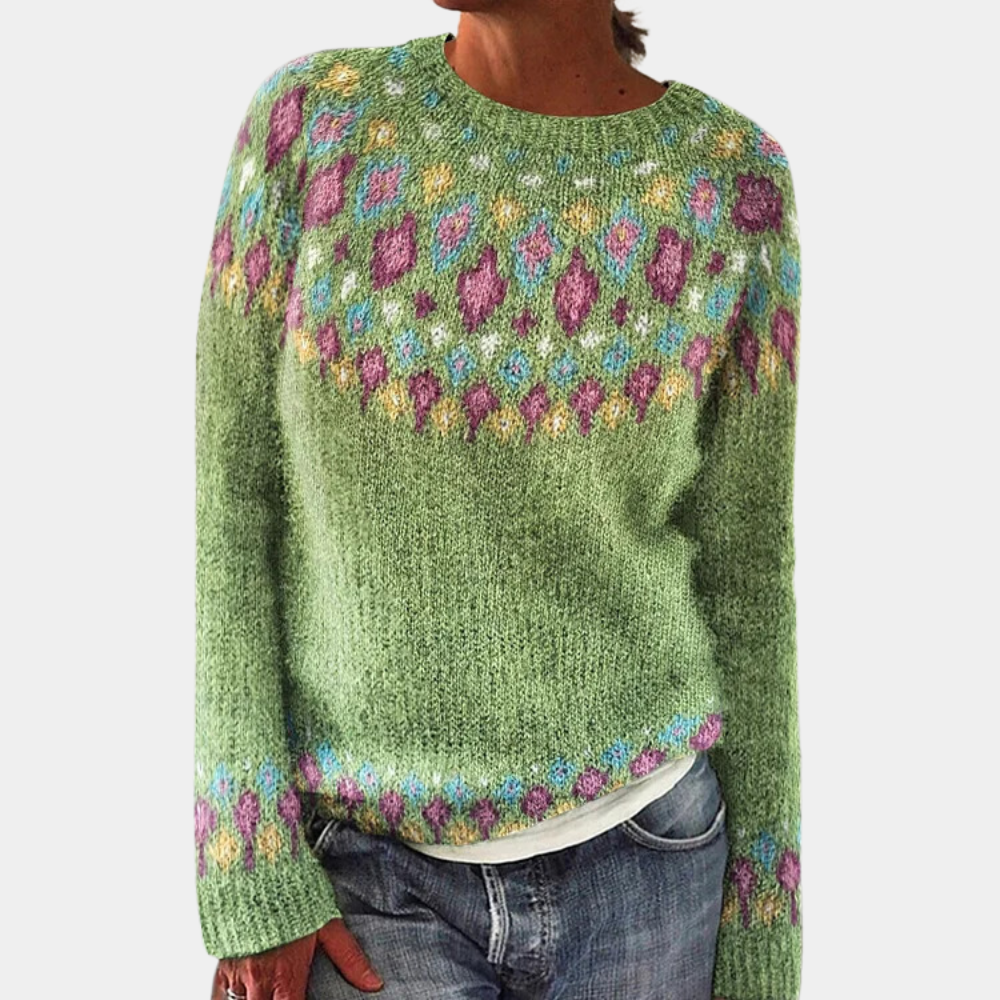 Gemütlicher Strickpullover für Damen | Warme