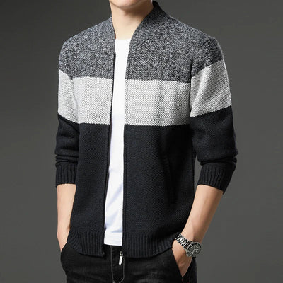 Herren Strick Cardigan Casual Warm