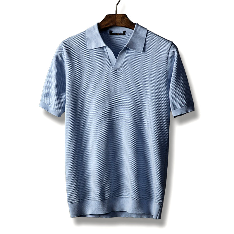 Luxe Herren Poloshirt aus peruanischer Baumwolle