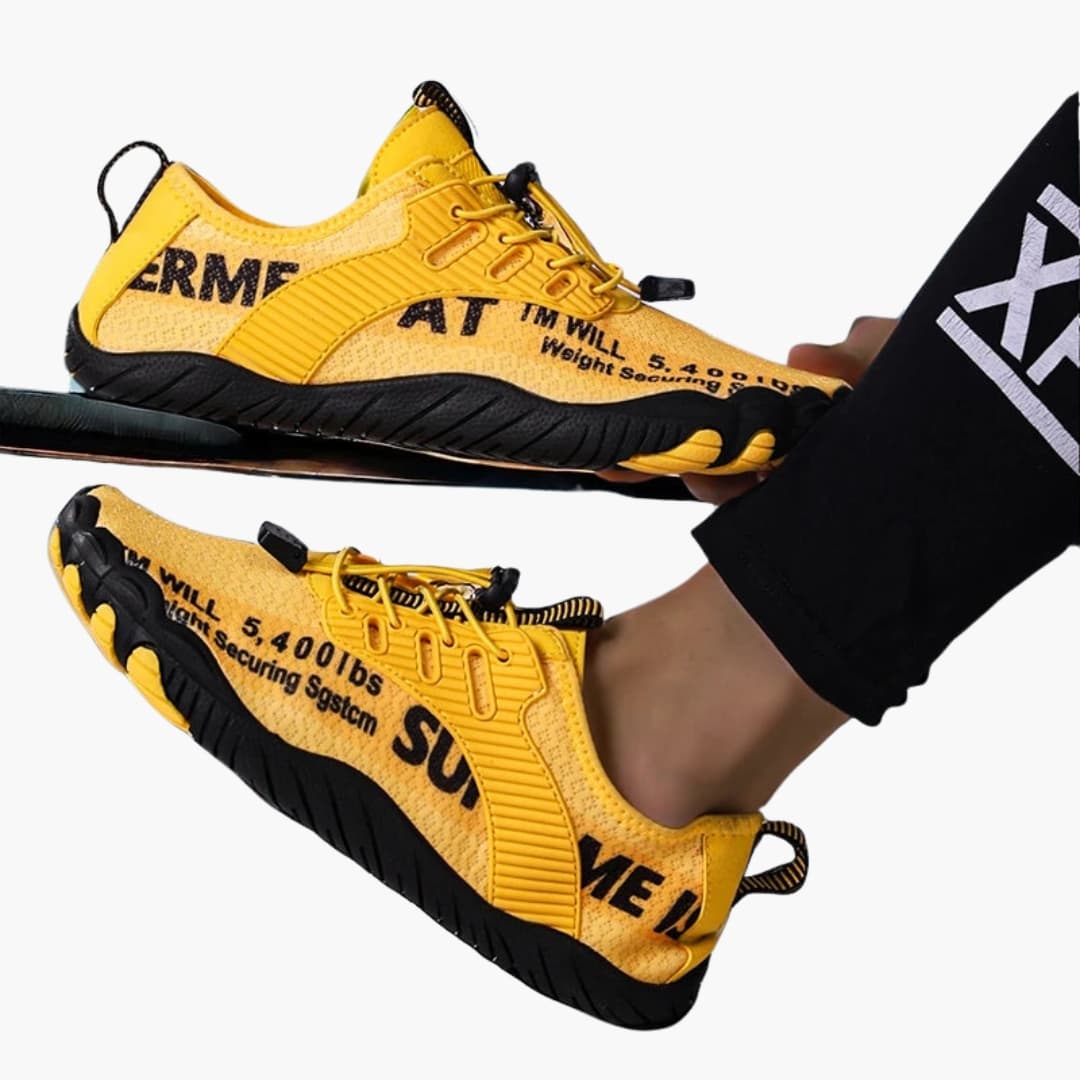 Unisex Barfußschuhe mit Mesh Obermaterial und Gummisohle