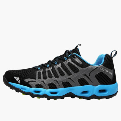 Unisex Trekking-Schuhe mit Schnürverschluss und profilierter Außensohle